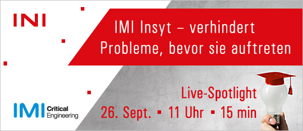 IMI Insyt – verhindert Probleme, bevor sie auftreten Systemanalyse von Dampfsystemen zur Vorbeugung von Rissen