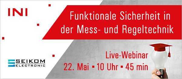 Webinar: Funktionale Sicherheit (SIL/Performance Level) in der Mess- und Regeltechnik Funktionale Sicherheit in der Mess- und Regeltechnik