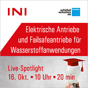 Elektrische Antriebe und Failsafeantriebe für Wasserstoffanwendungen