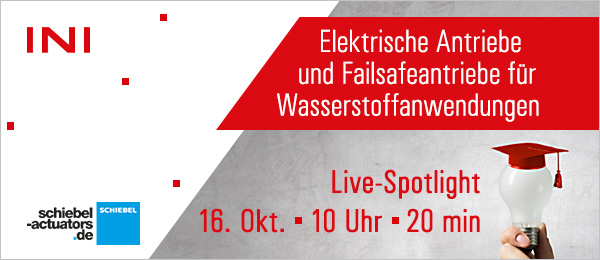 Elektrische Antriebe und Failsafeantriebe für Wasserstoffanwendungen