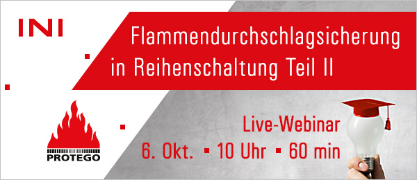 Flammdurchschlagsicherung in Reihenschaltung Teil II Braunschweiger Flammenfilter GmbH